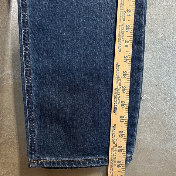 Old Navy Size 16 Boyfriend Mid Rise Jeans Built In Warm Denim Blue Women's - Picture 6 of 12